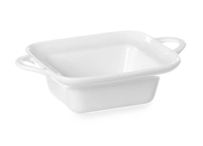 Półmisek prostokątny z porcelany, 110 ml, 160x101x45 mm | HENDI, 784105