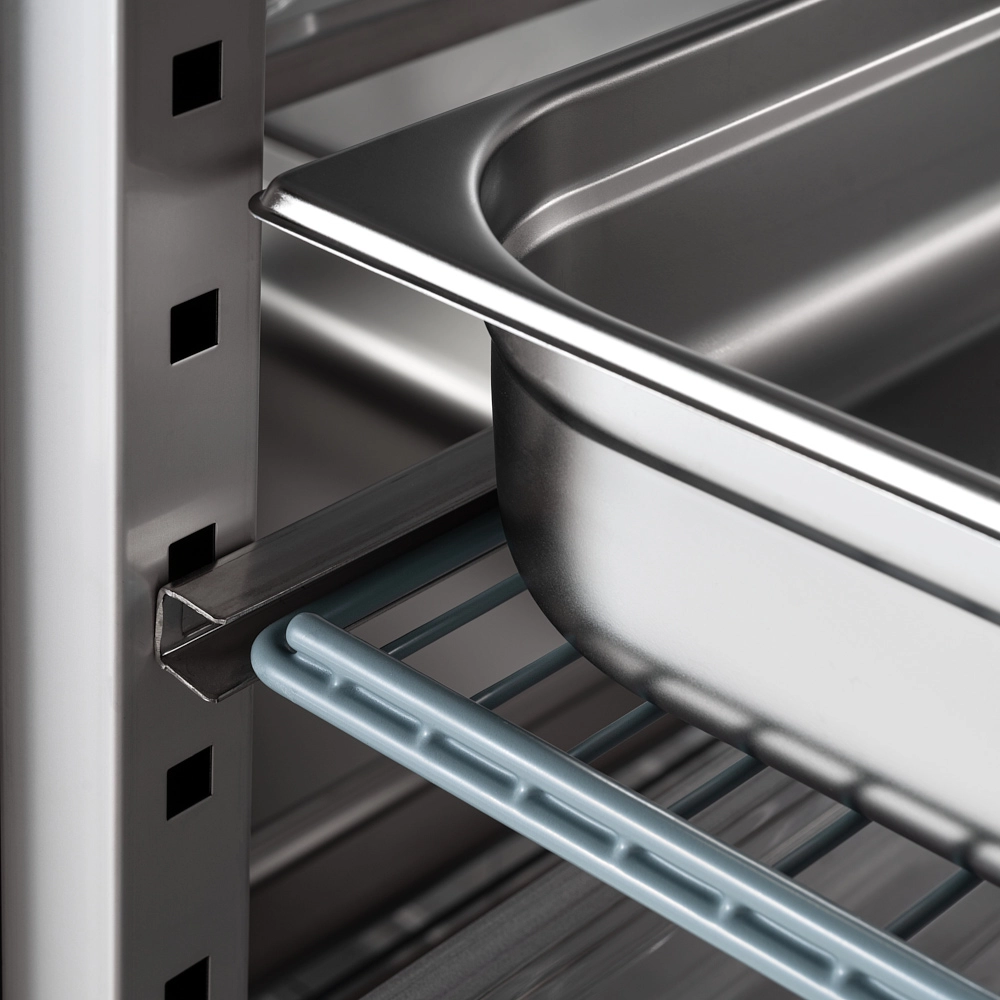 Szafa mroźnicza 2-drzwiowa ze stali nierdzewnej, GN 2/1, 1300 l, 1340×680×1400 mm | STALGAST, 830145
