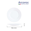 Talerz płytki, ⌀155×13 mm | ARCOROC, Trianon