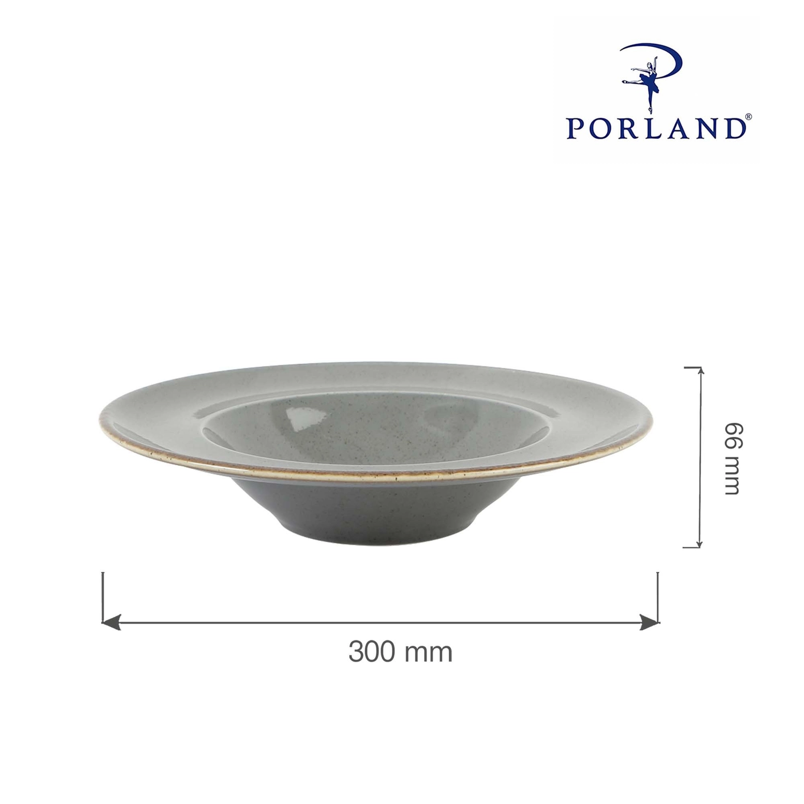 Talerz do pasty, Ø300 mm | PORLAND, Seasons Stone