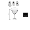 Kieliszek do martini, 250 ml | RONA, Classic Cocktails Vintage