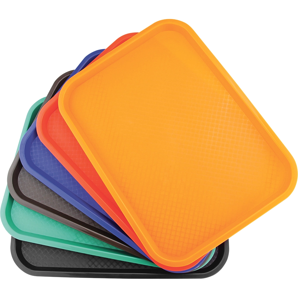 Taca fast food 250×350 mm, polipropylenowa, czarna | STALGAST, 413253