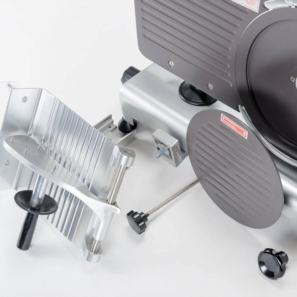 Krajalnica do wędlin i serów z powłoką nieprzywierającą, nóż Ø220 mm, 0.32 kW, 380x440x340 mm | STALGAST, 722221