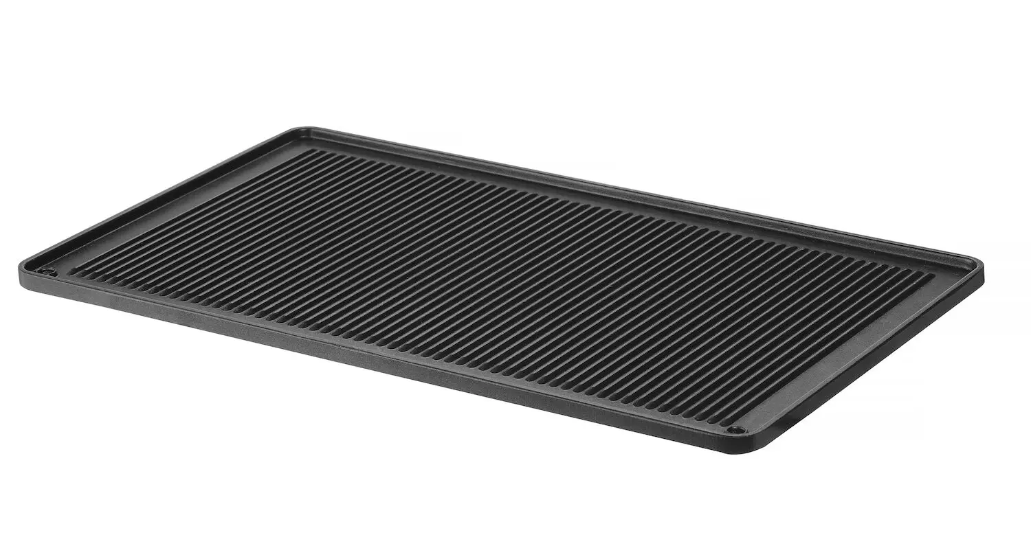 Płyta do grillowania, ryflowana, GN 1/1, aluminiowa, 530x325x15 mm | HENDI, CONVECTOMAT
