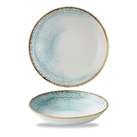 Miska coupe Homespun Accents Aquamarine, Ø182 mm | CHURCHILL, HOMESPUN ACCENTS AQUAMARINE