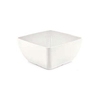 Miska kwadratowa z melaminy, 250×250×120 mm, biała | FINE DINE, 562697