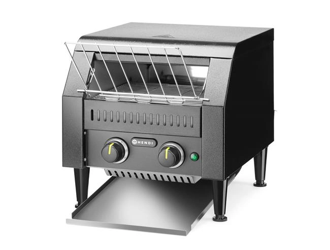 Toster przelotowy podwójny, 230 V, 2,24 kW, 418x368x415 mm | HENDI, 261354
