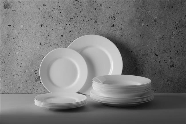Zestaw talerzy Opal, 18 elementów | HENDI, 795224