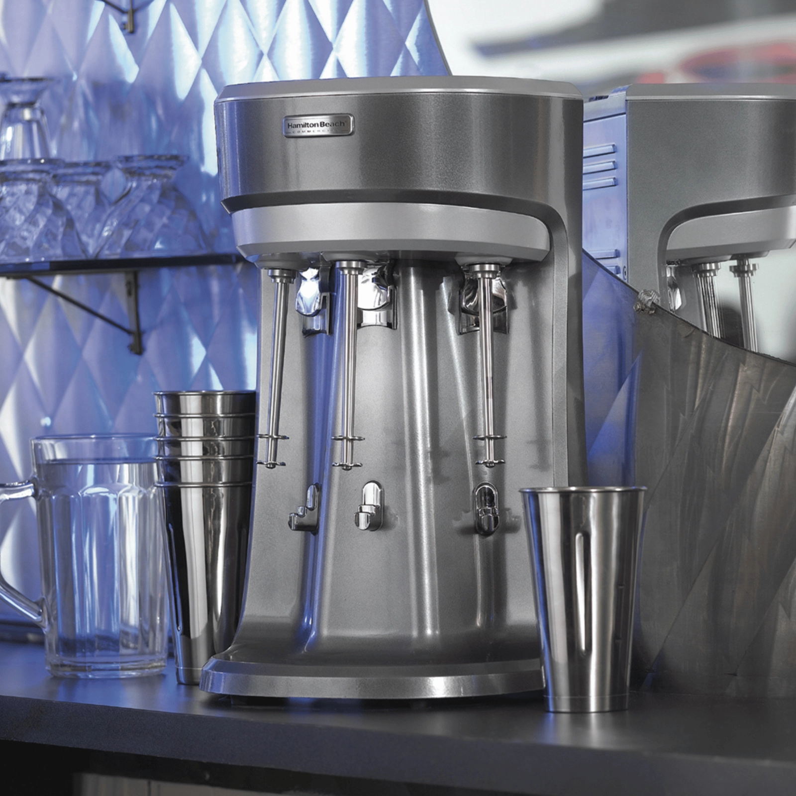Mikser potrójny do koktajli i shake'ów, 318×229×521 mm, 900 W | HAMILTON BEACH COMMERCIAL, HMD400R-CE